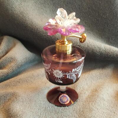 Vintage Hand-Painted Perfume Atomizer