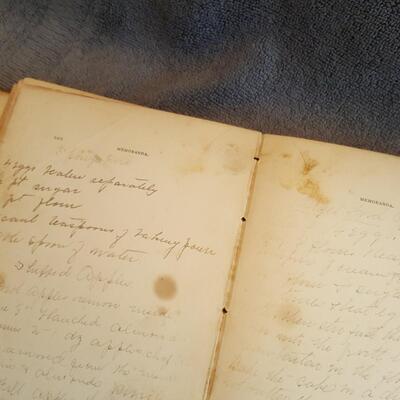 Antique Copy of Jennie Benedict's Cookbook