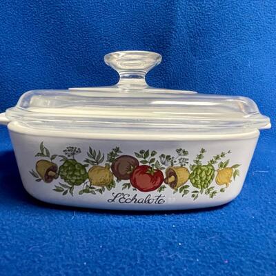 Corning Ware Spice Of Life 1 Qt Casserole Dish Bakeware with Lid