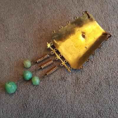 Artist-Made Jade Tribal Pendant