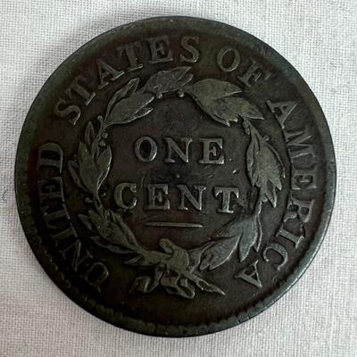 621  1816 Coronet Head Large Copper Penny U.S. Coin