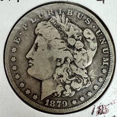 625  1879-CC G+ Morgan Silver Dollar