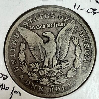 625  1879-CC G+ Morgan Silver Dollar