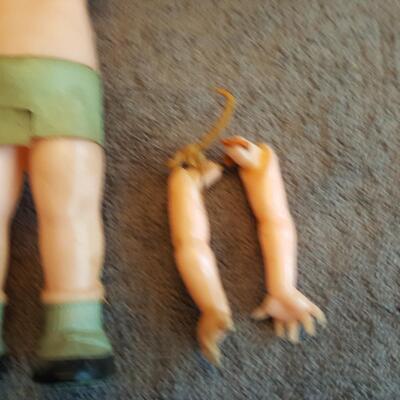 Pair of Arm-less Twin Dolls