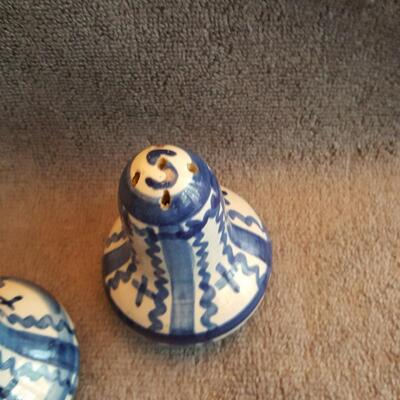 Early John Taylor Pottery Salt & Peppers