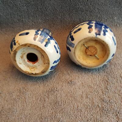 Early John Taylor Pottery Salt & Peppers