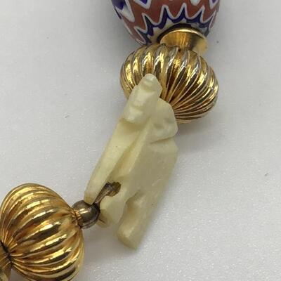 Vintage Glass Beaded Bracelet