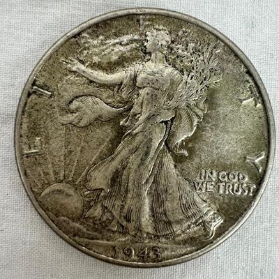 626  AU:50 1943 Walking Liberty Half Dollar