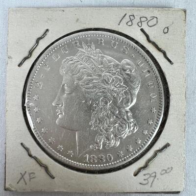628  1880-O XF Morgan Silver Dollar