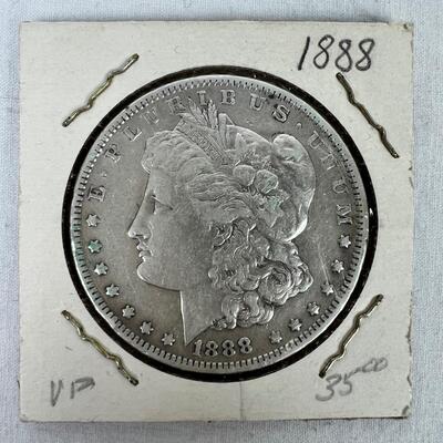 630  1888 VF Morgan Silver Dollar