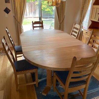 Biri - Mobler Dining Table With 6 Chairs