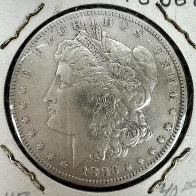 631  1886-O VF Morgan Silver Dollar