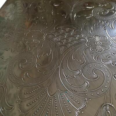 Beautiful Silver plate tray! Cheltenham and Company Made in England, Silver on Copper