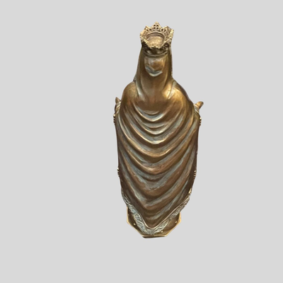 Triptych Our Lady Pieta Bronze Statue - 11"