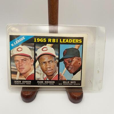 -64- 1965 RBI Leaders | Baseball Card