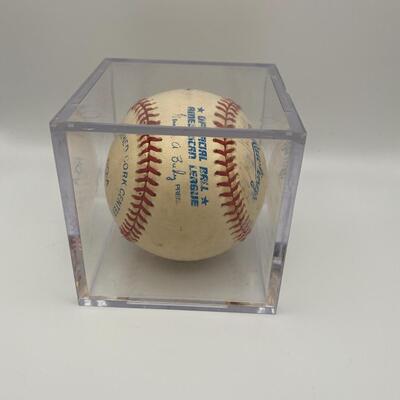 -89- Signed Baseball | Ben McDonalds, B.J. Sunoff, And Others