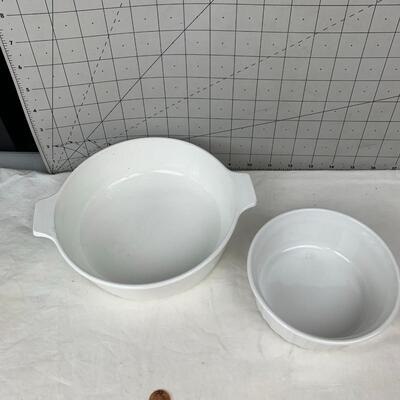 #122 Corning Ware Dishes 2pc