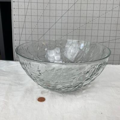 #123 Glass Fruit Bowl
