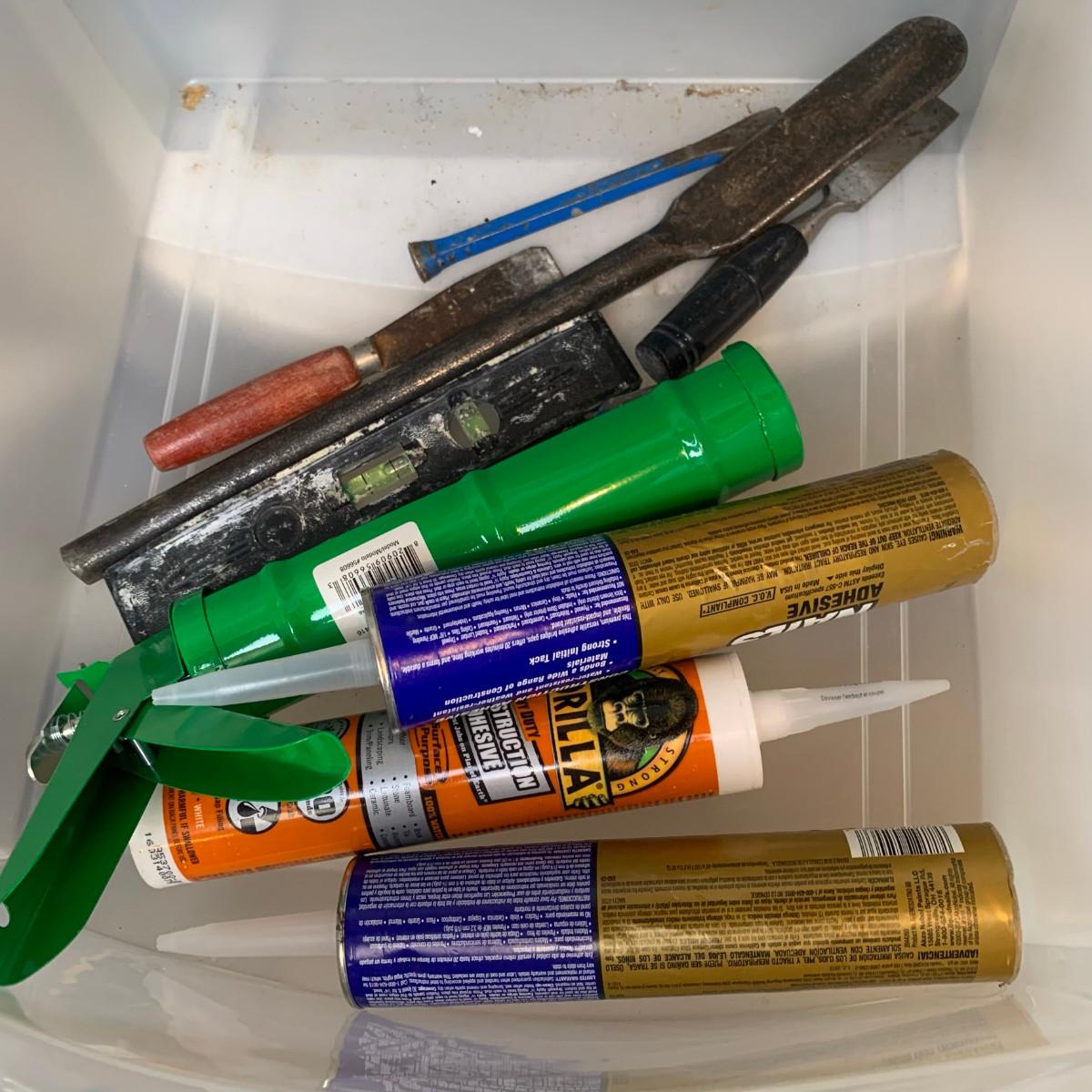 243 Gorilla Adhesive, Caulk Gun & More