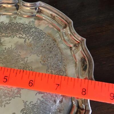 Silver plate collection with engraved bowls