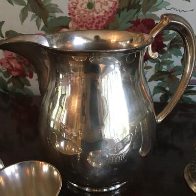 Silver plate collection with cups Lot #2