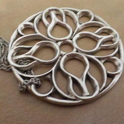 Sterling silver " Celtic Art", design necklace.