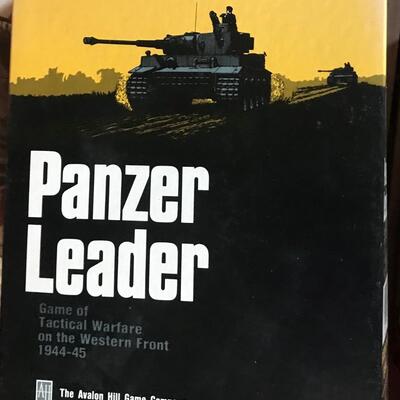 Panzer  Leader  Tactical Warfare Board Game