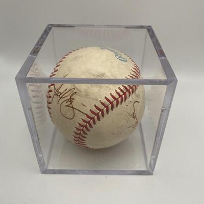 -92- Signed Baseball | Mike Harley and Harold Banies