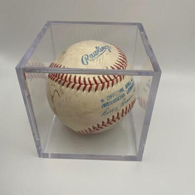 -92- Signed Baseball | Mike Harley and Harold Banies