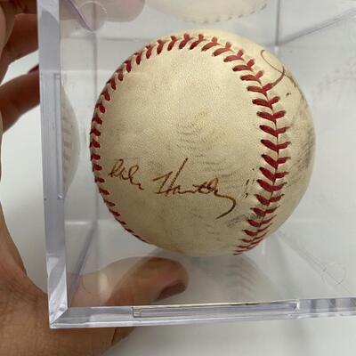 -92- Signed Baseball | Mike Harley and Harold Banies