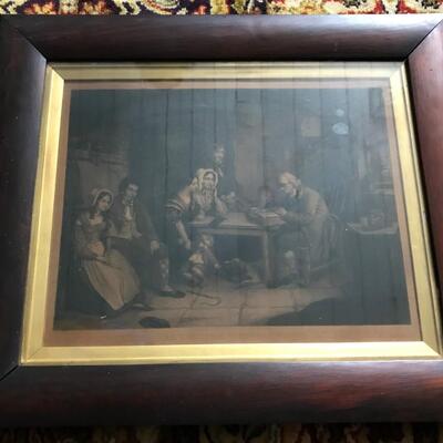 1840 Mezzotint  - by TW Huffman after Augustus Brown