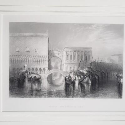 Venice "The Bridge of Sighs" Print J.C. Armytage