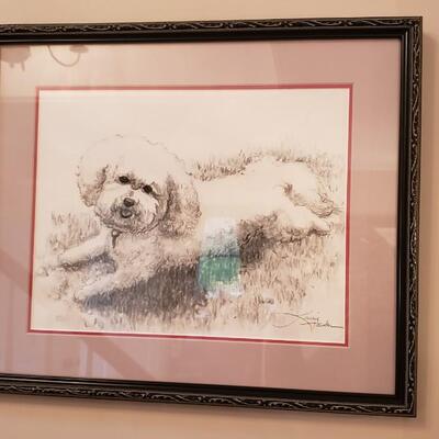 Original drawing of dog
