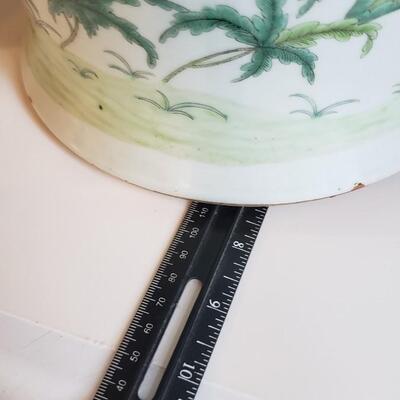 Two large ginger jars/ Temple Vases 18" tall!