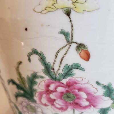 Two large ginger jars/ Temple Vases 18" tall!