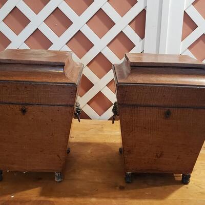 antique knife boxes circa 1820s