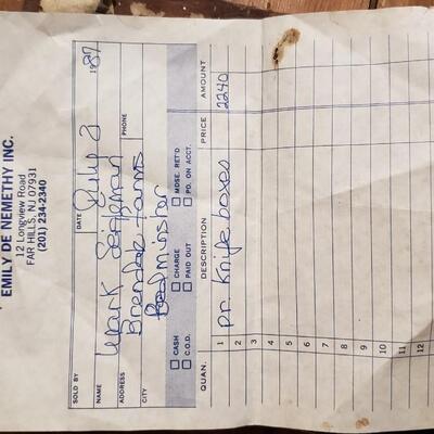 antique knife boxes circa 1820s