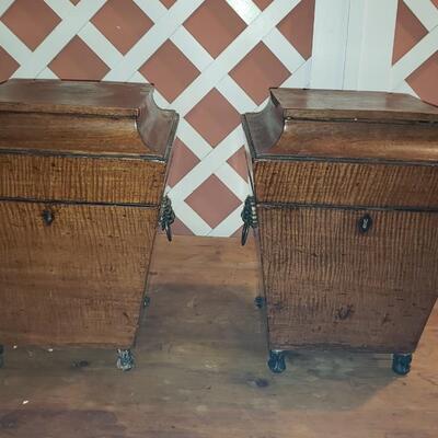 antique knife boxes circa 1820s