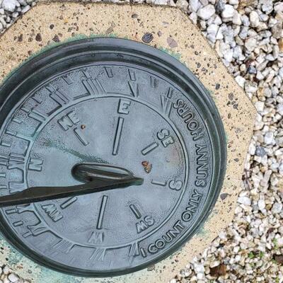 Vintage sundial