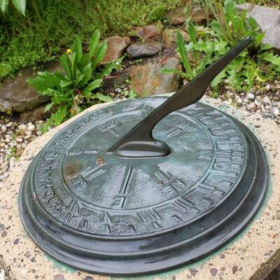 Vintage sundial