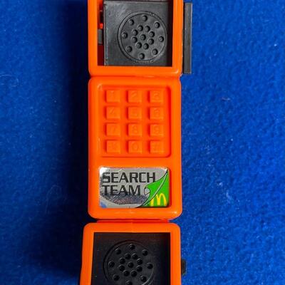 Vintage McDonalds 1991 Search Team Toy Phone Spy Glass - Orange Periscope