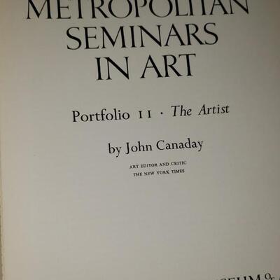 MMA Seminars in Art Metropolitan Museum of Art Portfolios with Prints 1959