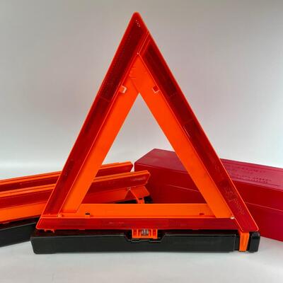 Warning Triangle Flare Kit, Set of 3
