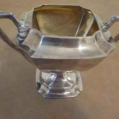 Sterling silver sugar holder (no lid)..