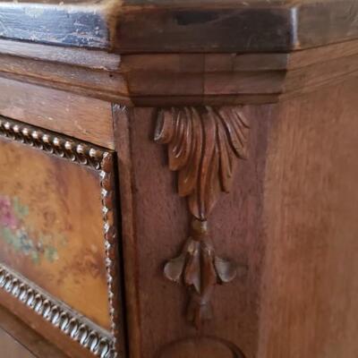 Low Antique dresser painted details set #1