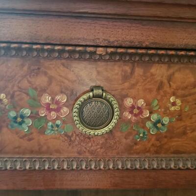 Low Antique dresser painted details set #1