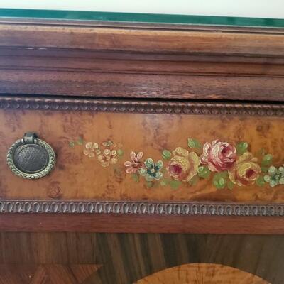 Low Antique dresser painted details set #1