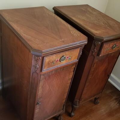 Bedside tables nightstands pretty painted Set #1