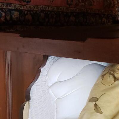 Antique Full size bed  tall headboard!