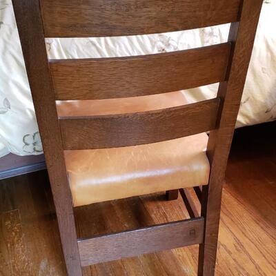 Signed Stickley chair